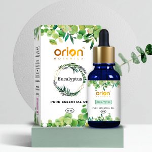 Orion Botanica Eculyptus pure essentioial Oil for hair, Skin,Aromatherapy and Home fragrance 15ml