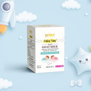 Orion Botanica goat milk Baby soap - Mong dal ( green gram beans ) Almond oil, coconut oil